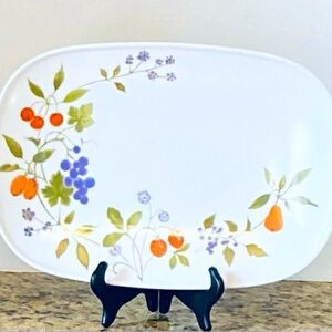 Noritake Platter Noritake Progression China Platter Berries 'n Such Vintage